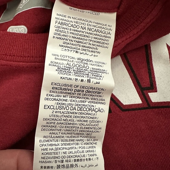 NFL Arizona Cardinals Football T-Shirt Size Large Red Unisex 100% Cotton - Picture 3 of 5